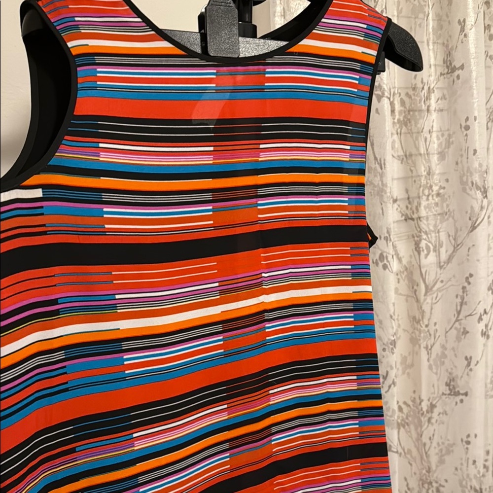 Striped Multicolor Sleeveless Top - Picture 5 of 5